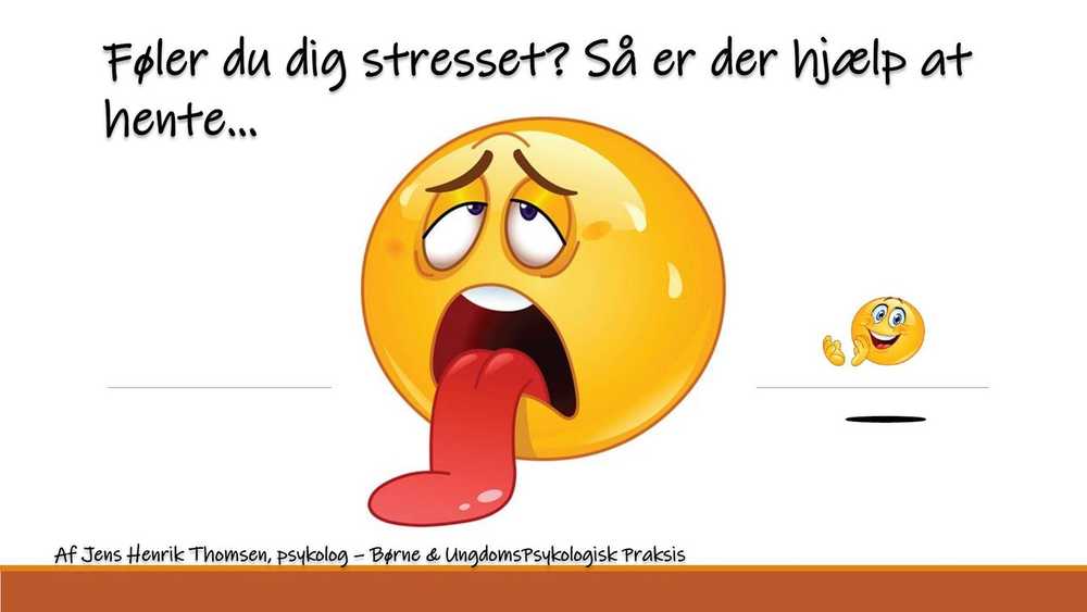Billedserie til unge med stress